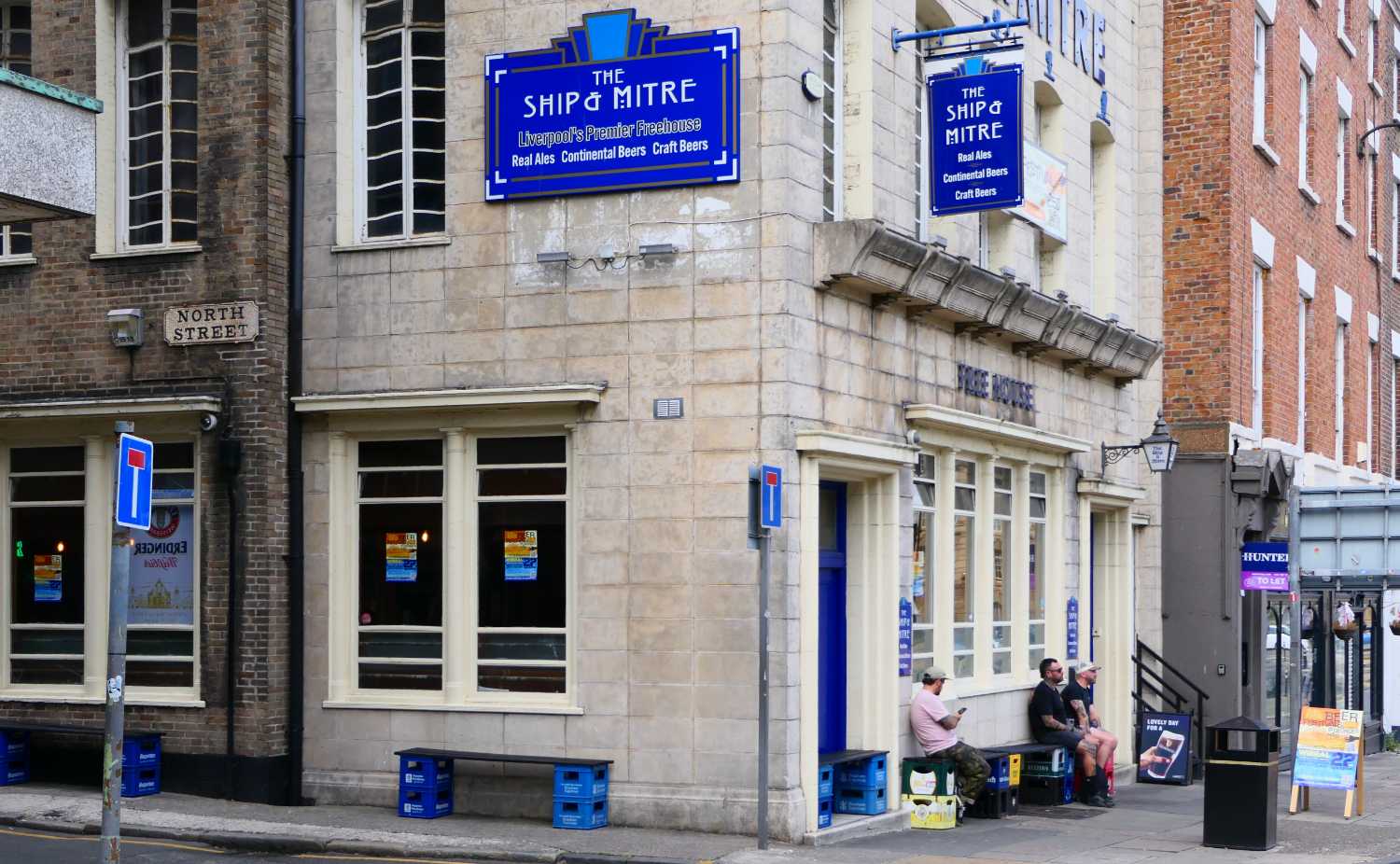 Ship and Mitre outside view