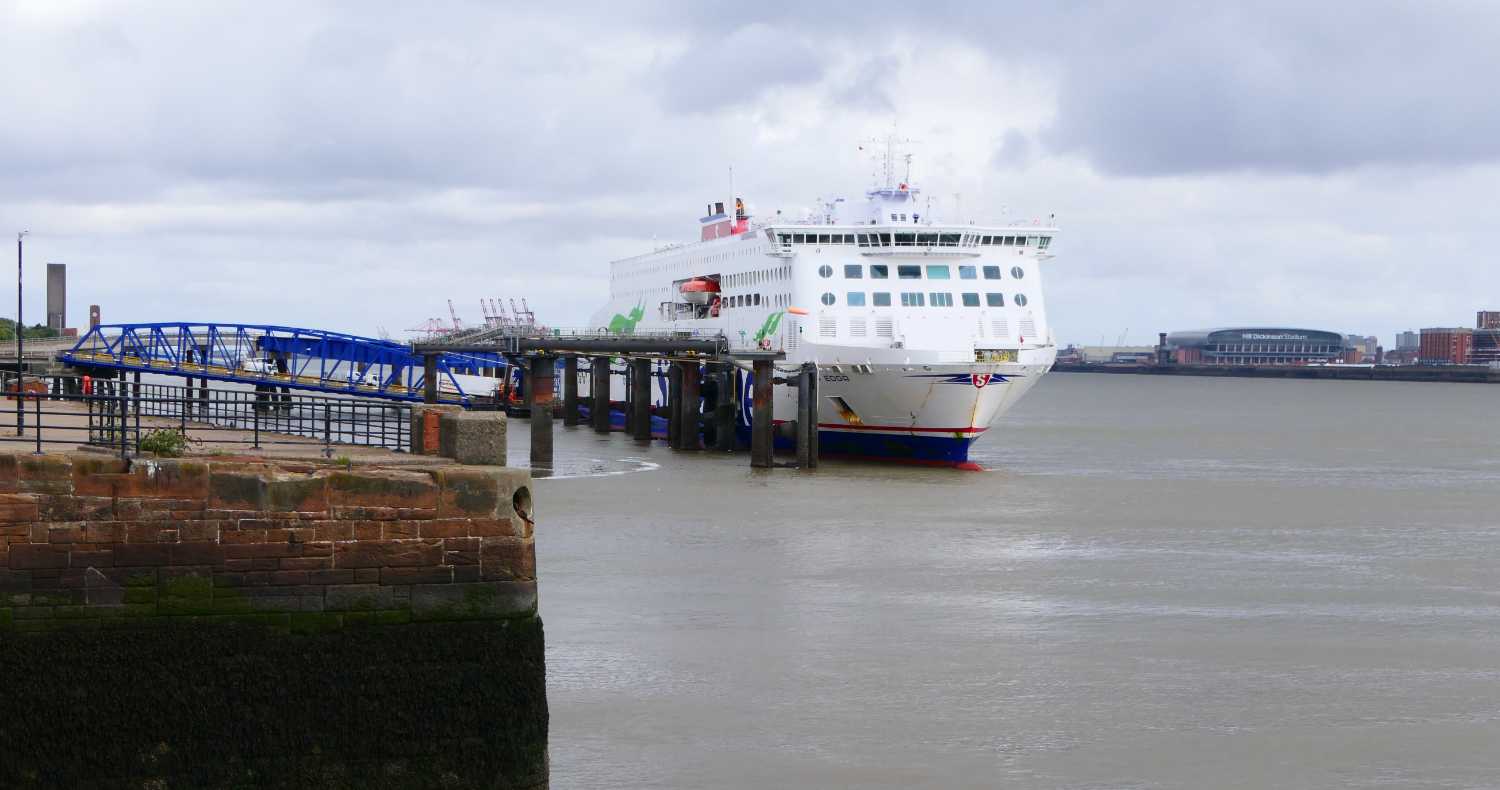Stena Line ferry at the Stena Line terminal