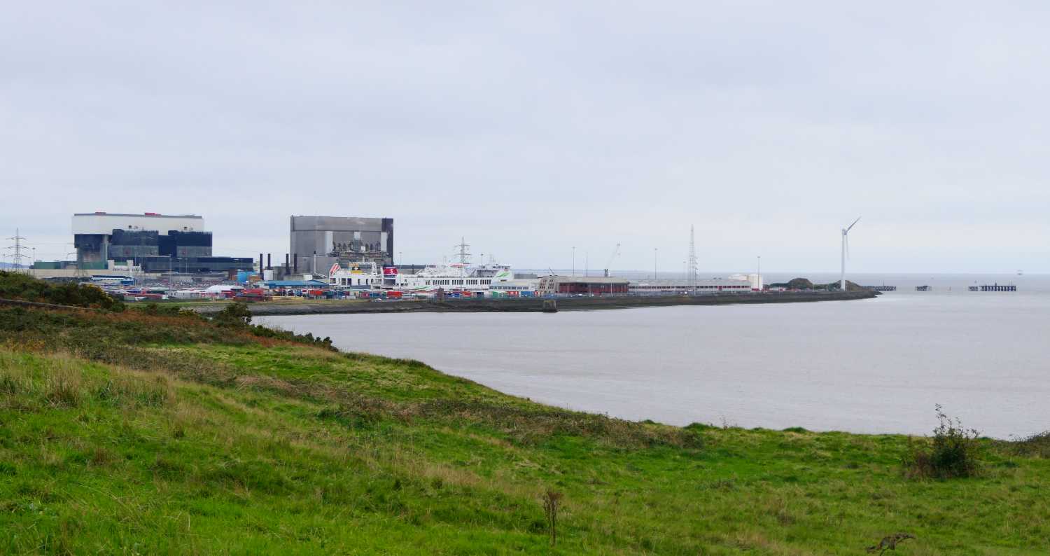 Heysham Harbour and nuclear power stations