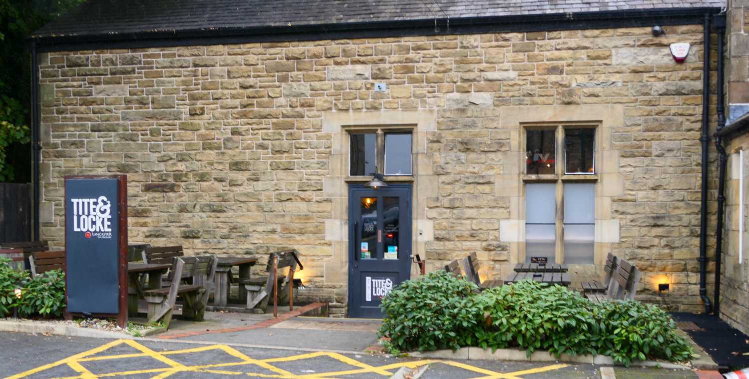 Outside of the Tite and Locke, Lancaster