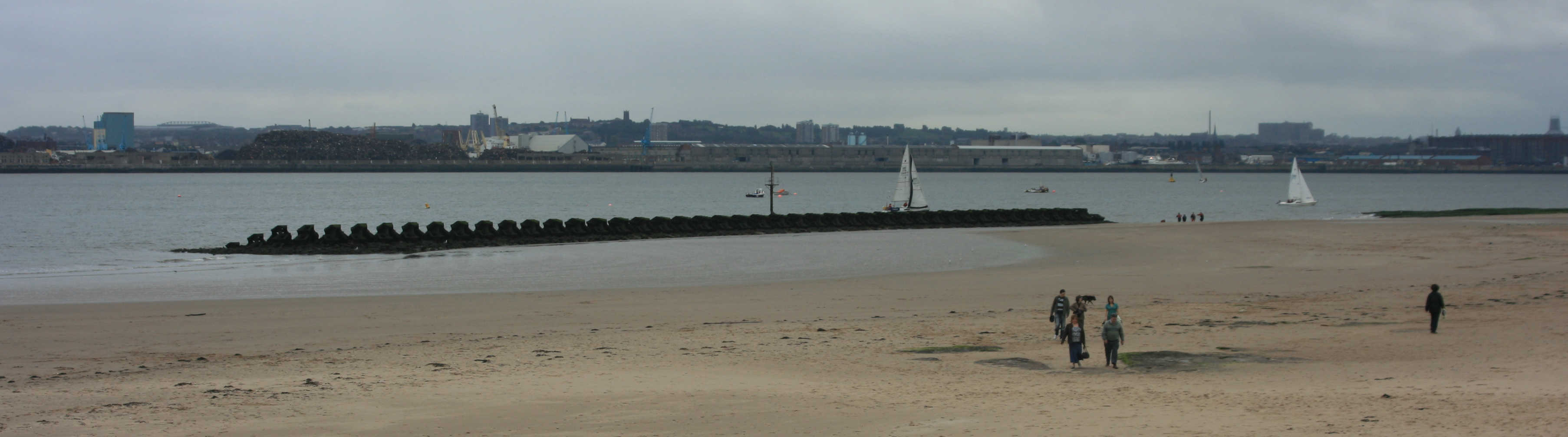 The Wirral coast, September 2007